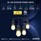 Luxrite 48FT LED Outdoor String Lights Commercial Grade Waterproof 24 Edison S14 Bulbs IP65 Hanging Lights LR40032-1PK - alternate 4